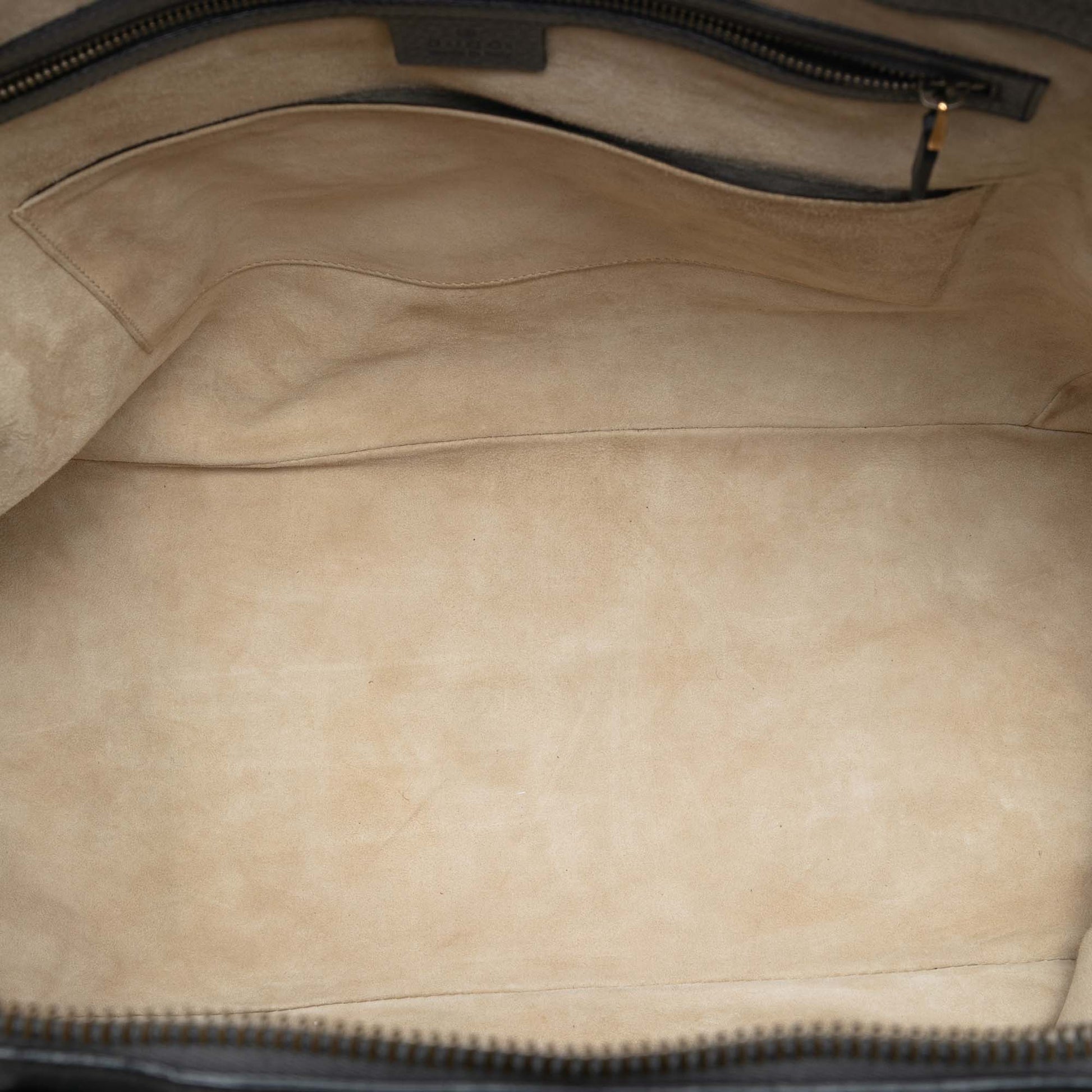 Gucci Leather 1973 Top Handle Oversized Travel Bag
