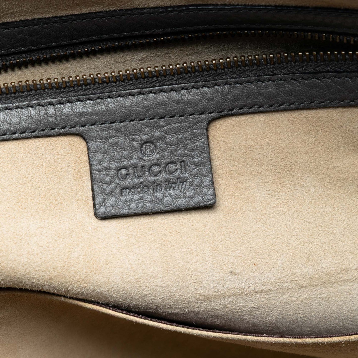 Gucci Leather 1973 Top Handle Oversized Travel Bag