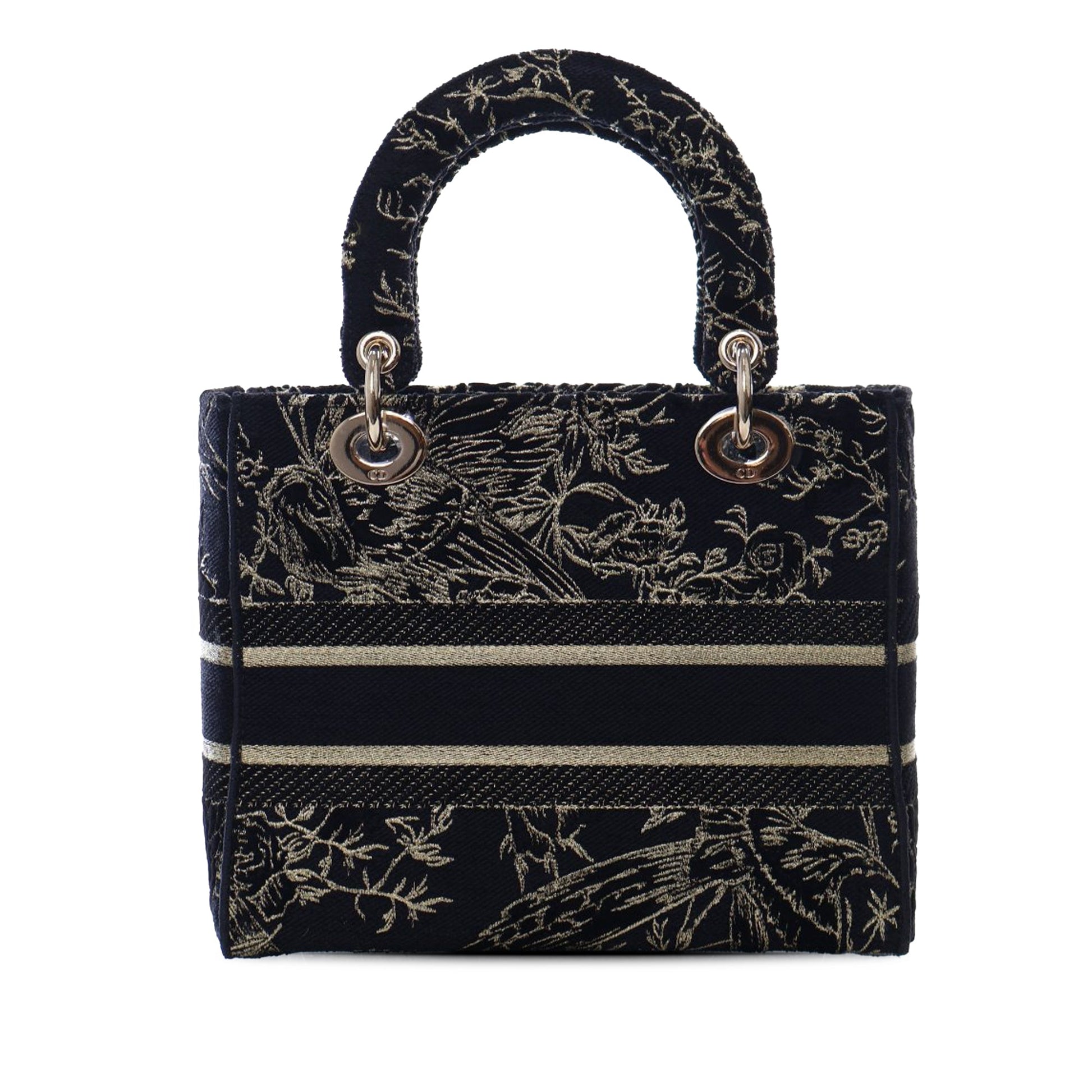 Dior Medium Embroidered Canvas Toile de Jouy Lady D Lite
