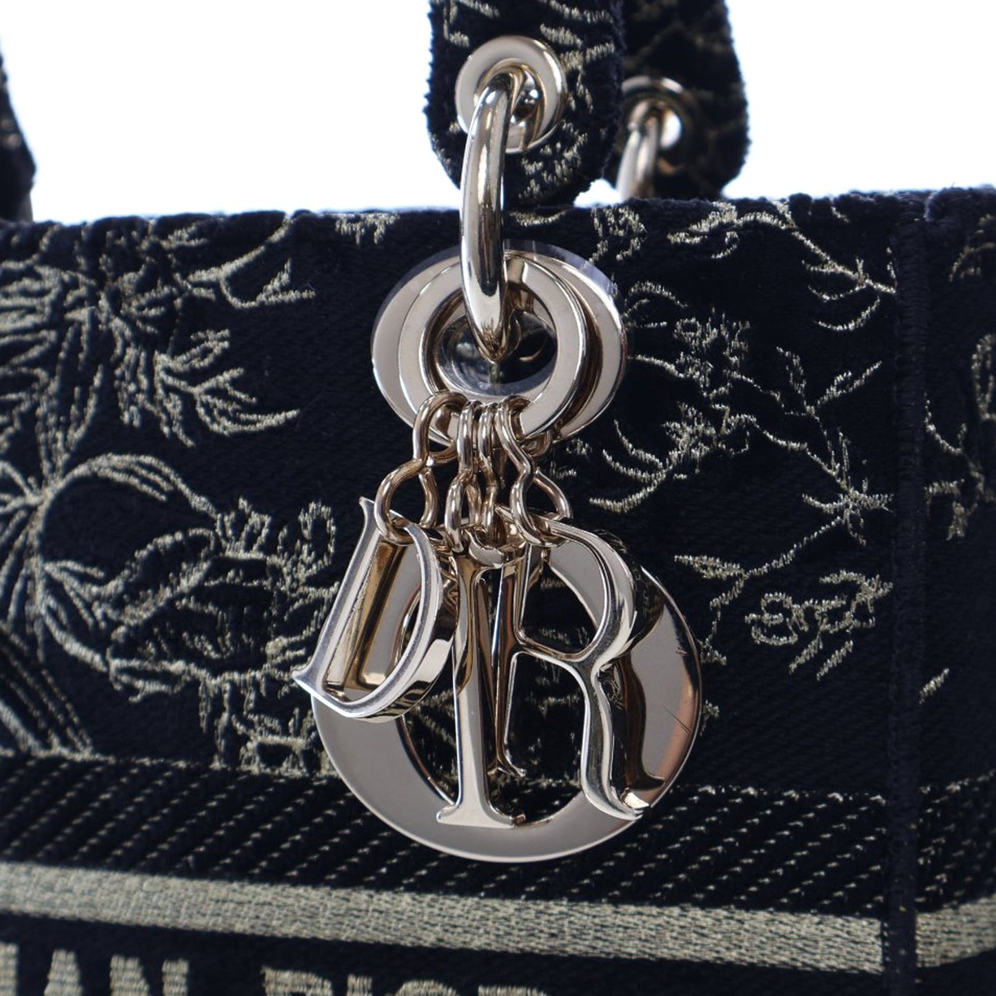 Dior Medium Embroidered Canvas Toile de Jouy Lady D Lite