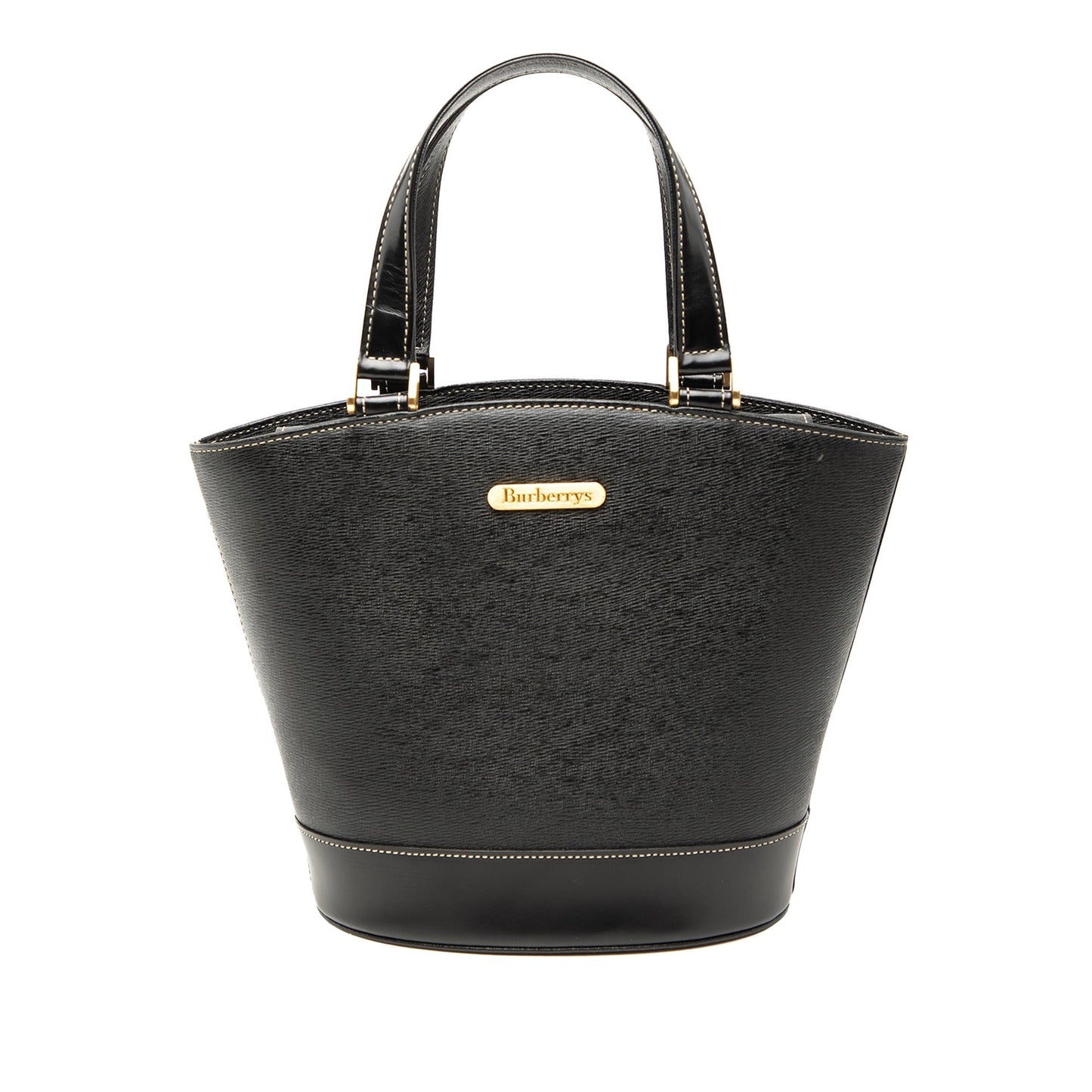 Burberry Leather Bucket Bag