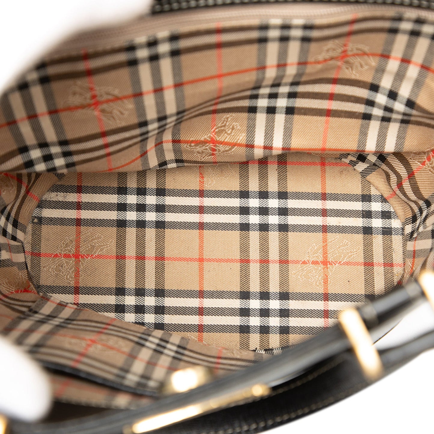 Burberry Leather Bucket Bag