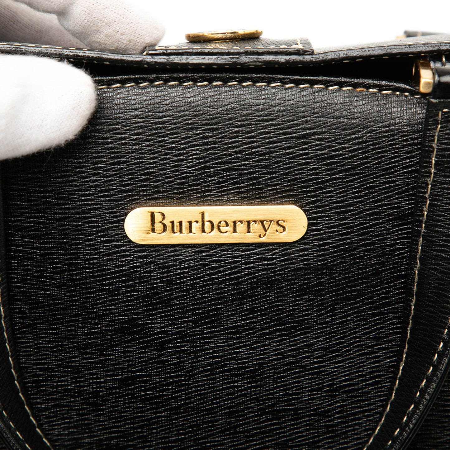 Burberry Leather Bucket Bag