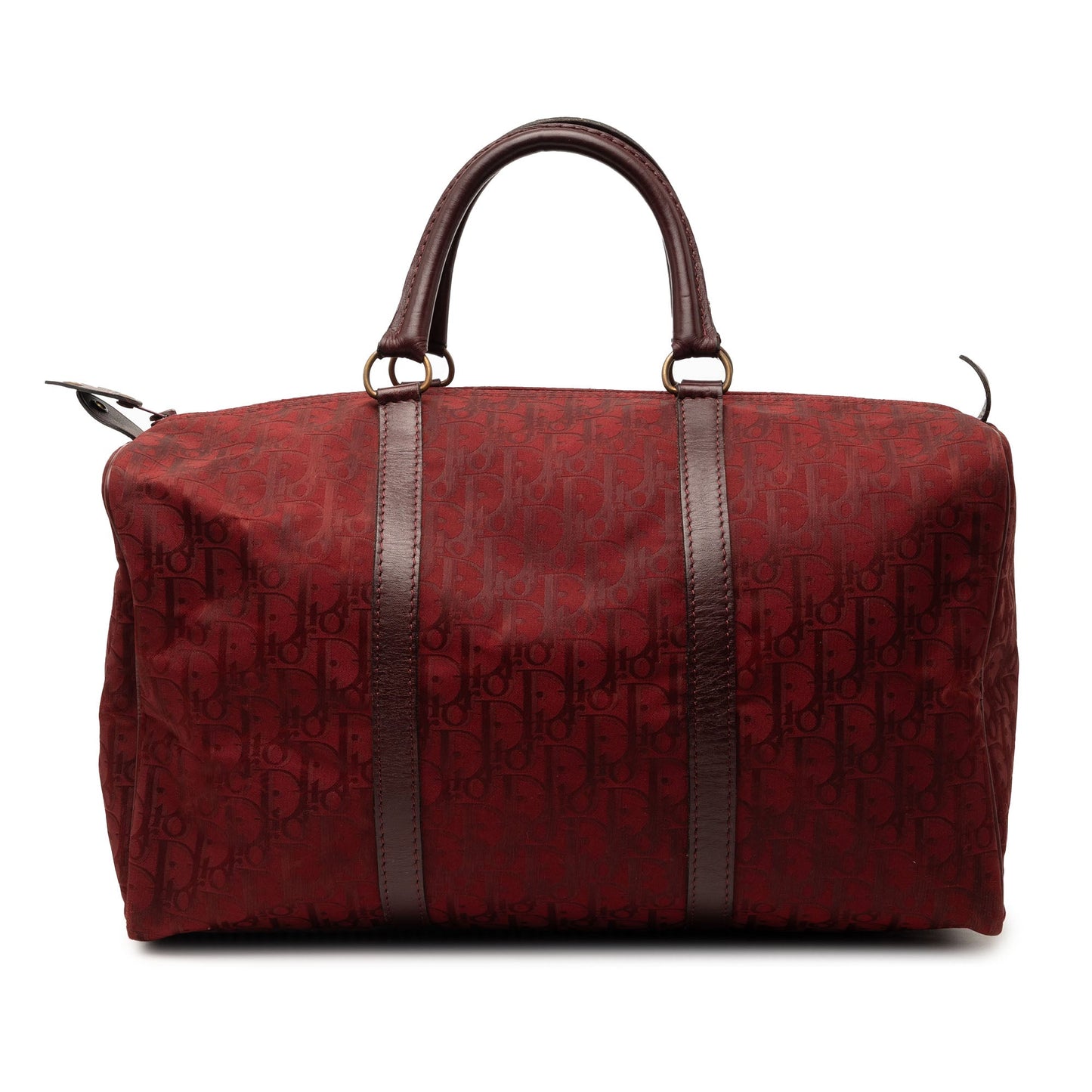 Oblique Nylon Boston Bag