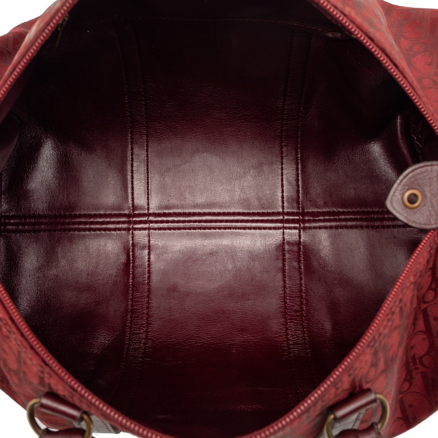 Oblique Nylon Boston Bag