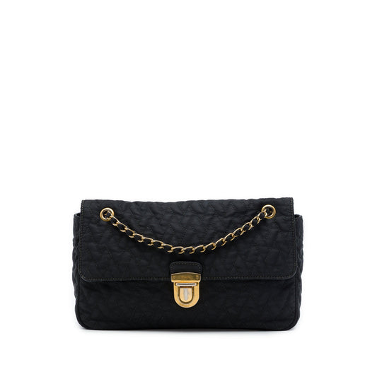 Prada Impuntu Tessuto Chain Flap Shoulder Bag