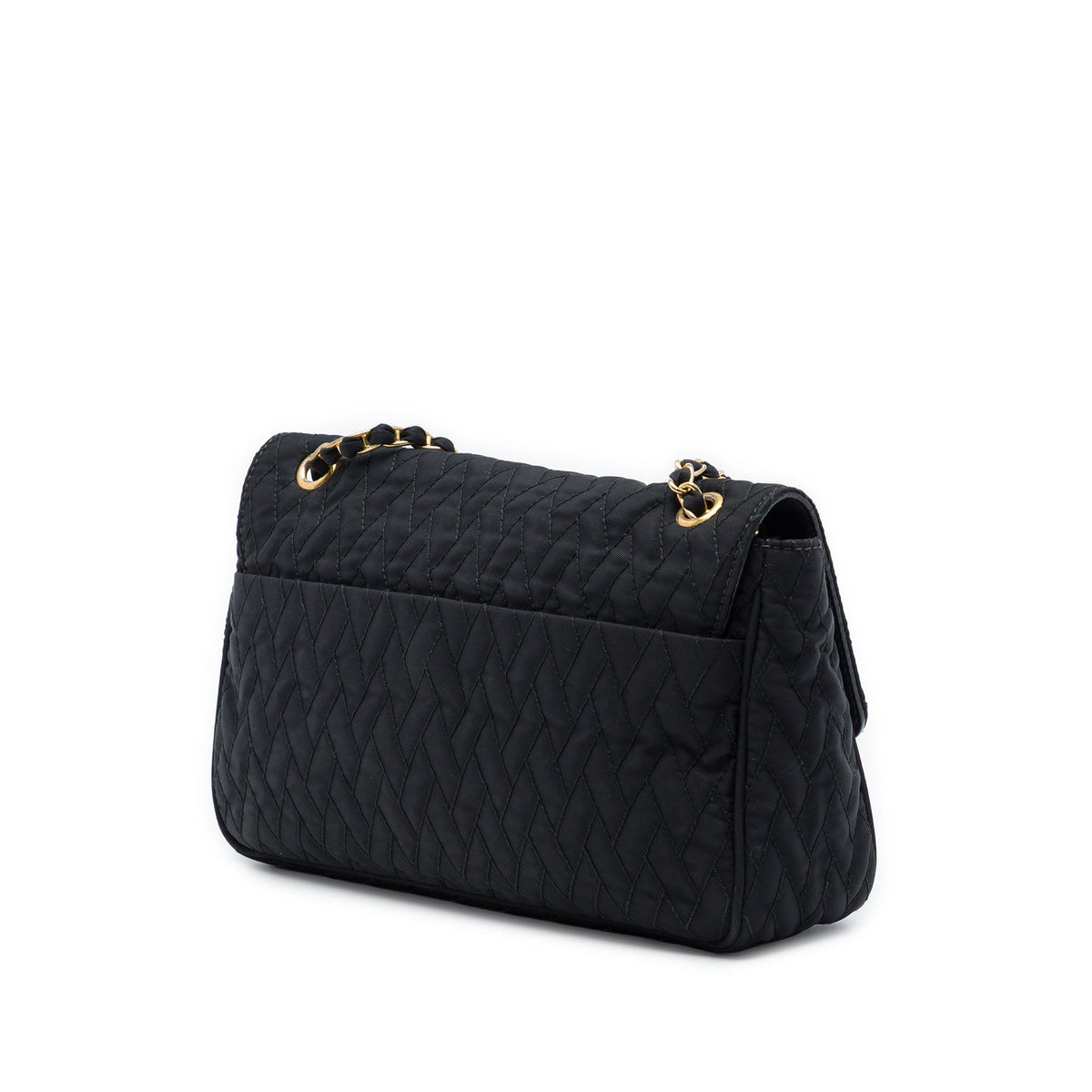 Prada Impuntu Tessuto Chain Flap Shoulder Bag