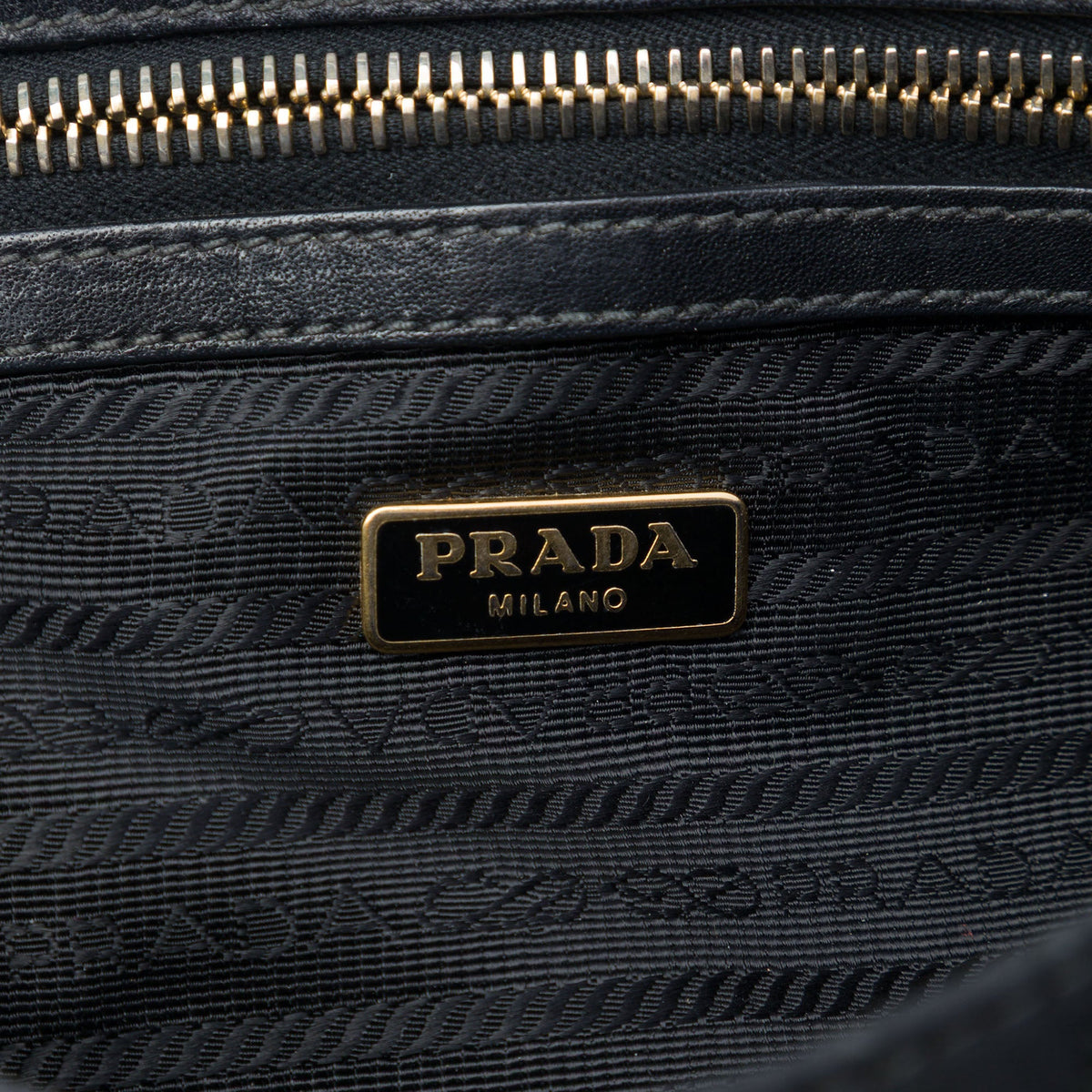 Prada Impuntu Tessuto Chain Flap Shoulder Bag