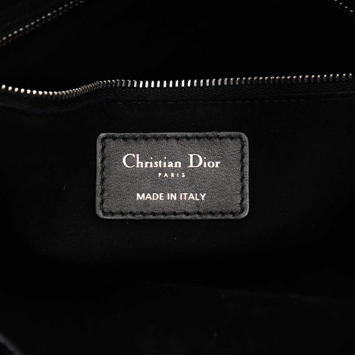 Dior Medium Calfskin Cannage Embossed Flower Studded Supple Lady Dior