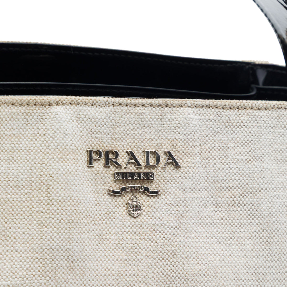 Prada Linen Blend Satchel