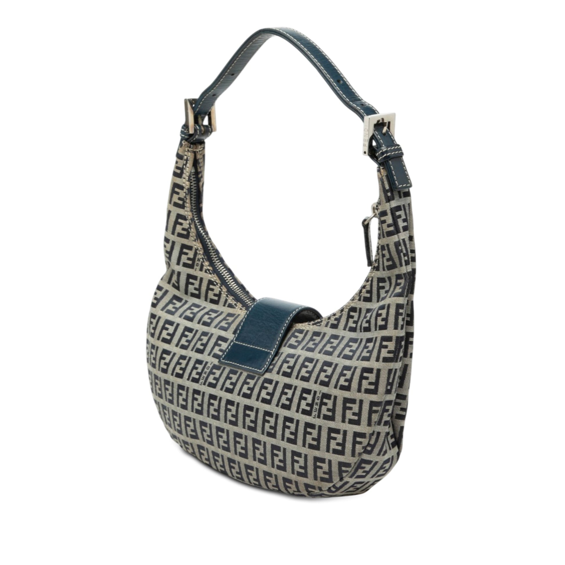 Fendi Zucchino Canvas Croissant
