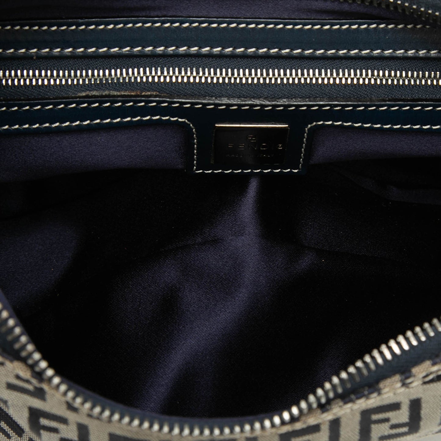 Fendi Zucchino Canvas Croissant