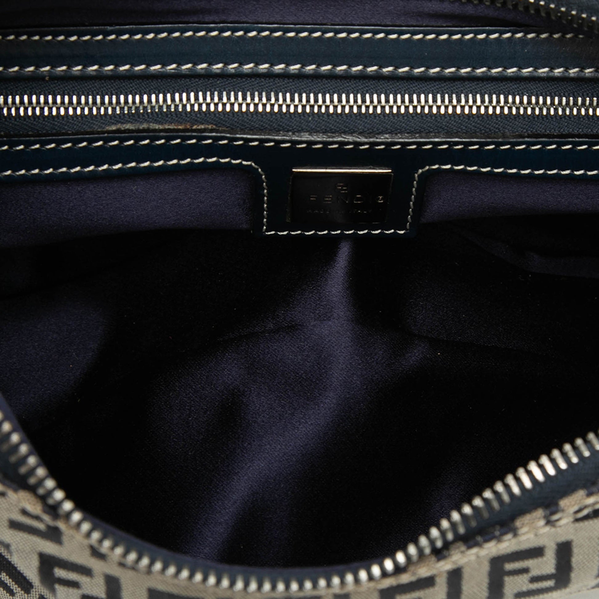Fendi Zucchino Canvas Croissant