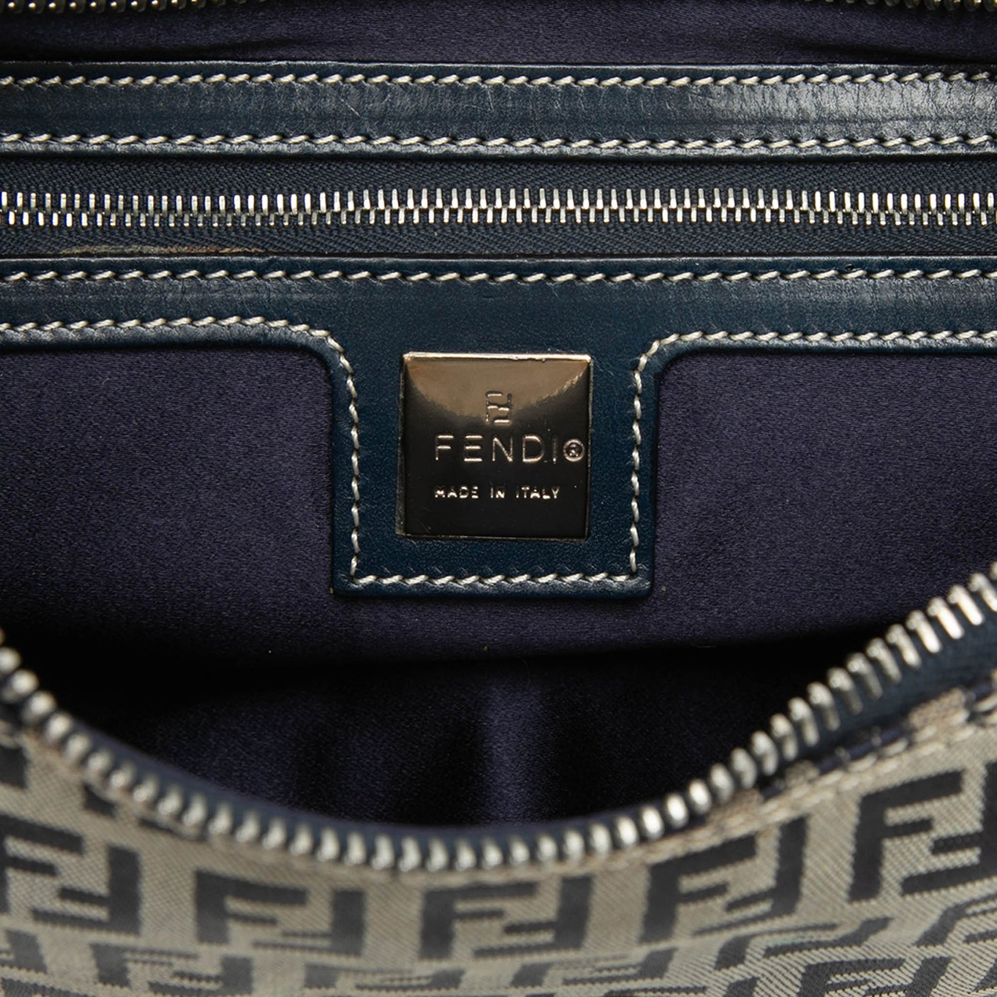 Fendi Zucchino Canvas Croissant