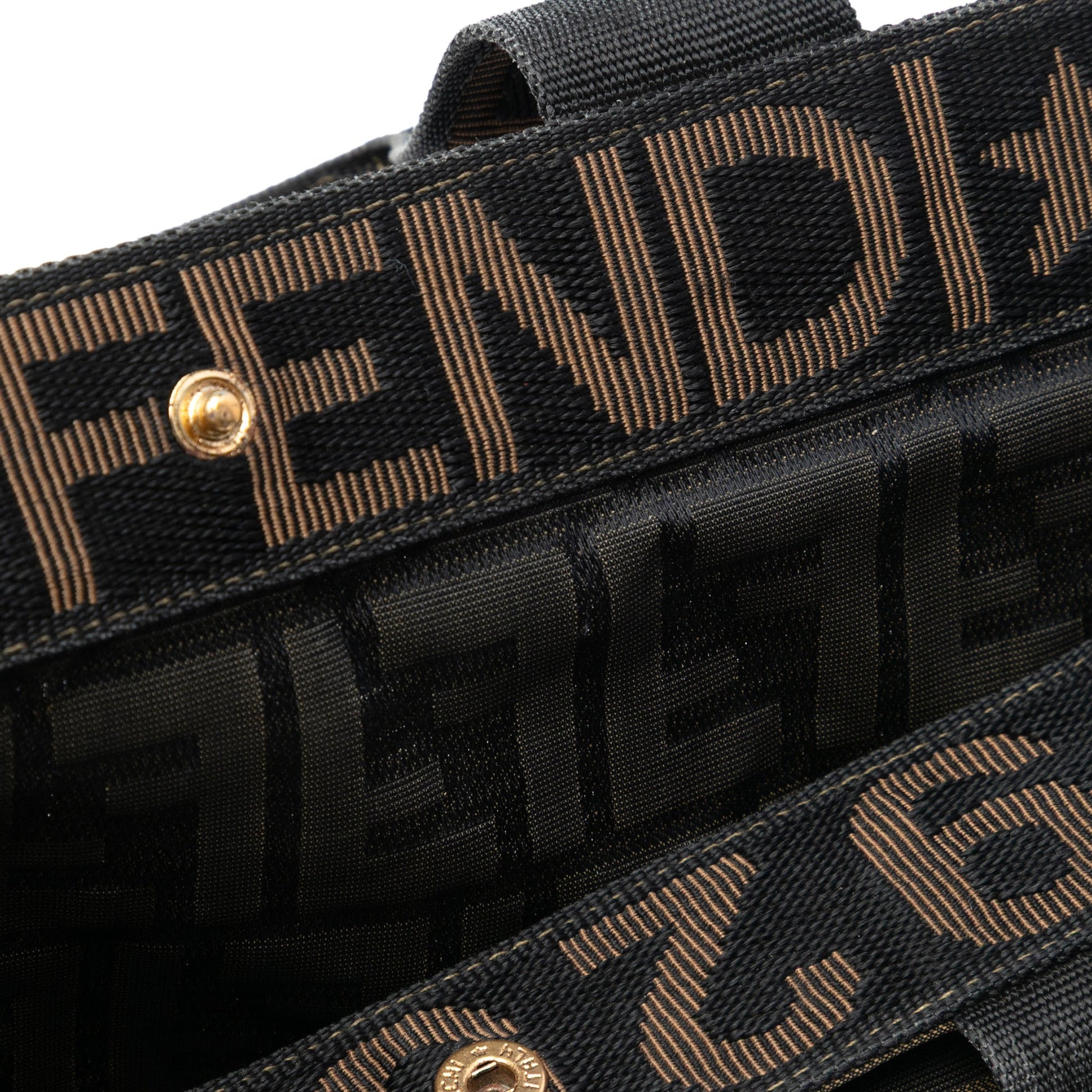 Fendi Zucca Canvas Shopping Tote