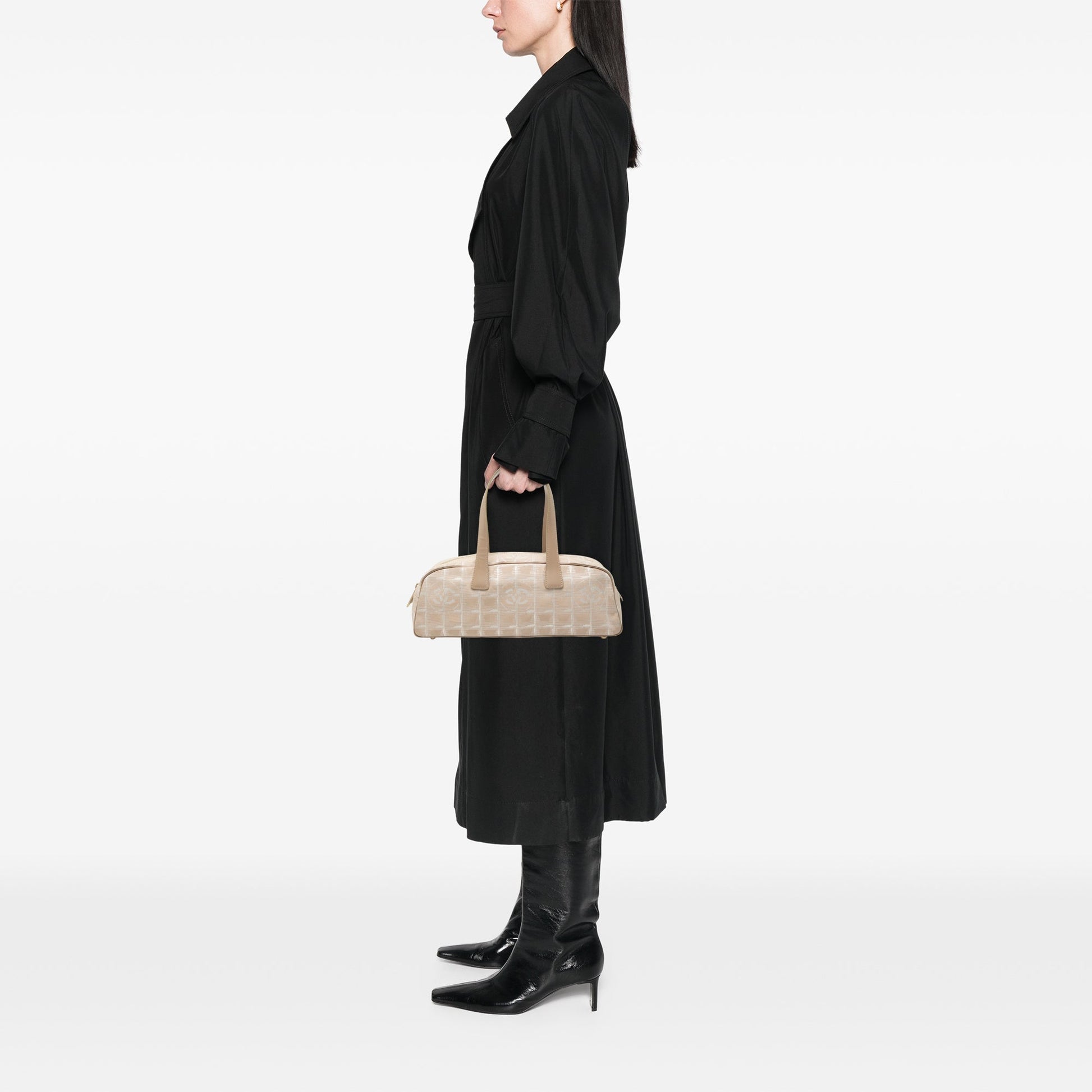 New Travel Line Nylon Handbag