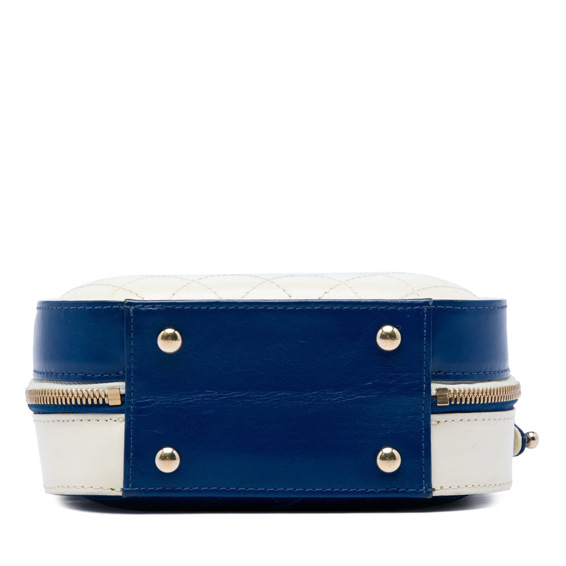 Chanel Small CC Crumpled Calfskin Vanity Case