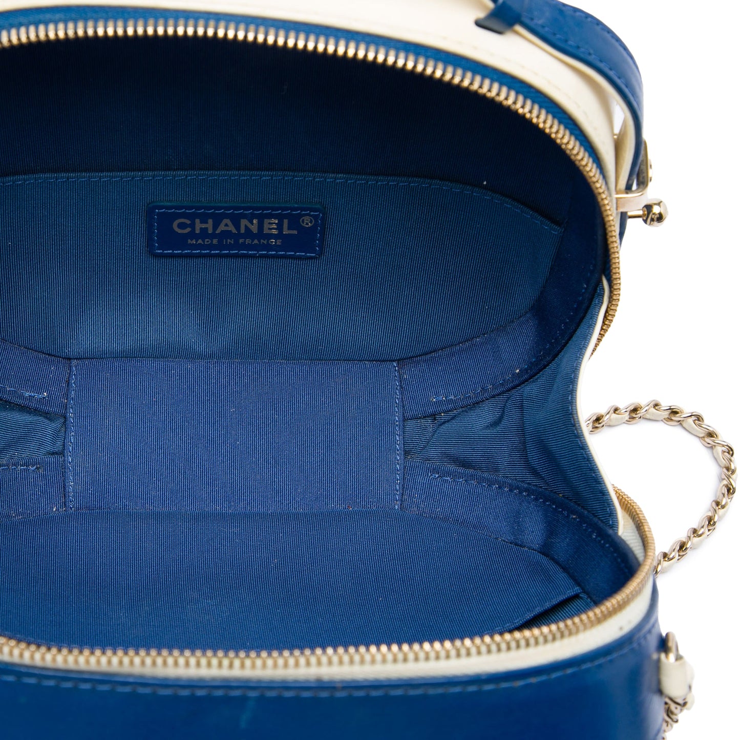 Chanel Small CC Crumpled Calfskin Vanity Case