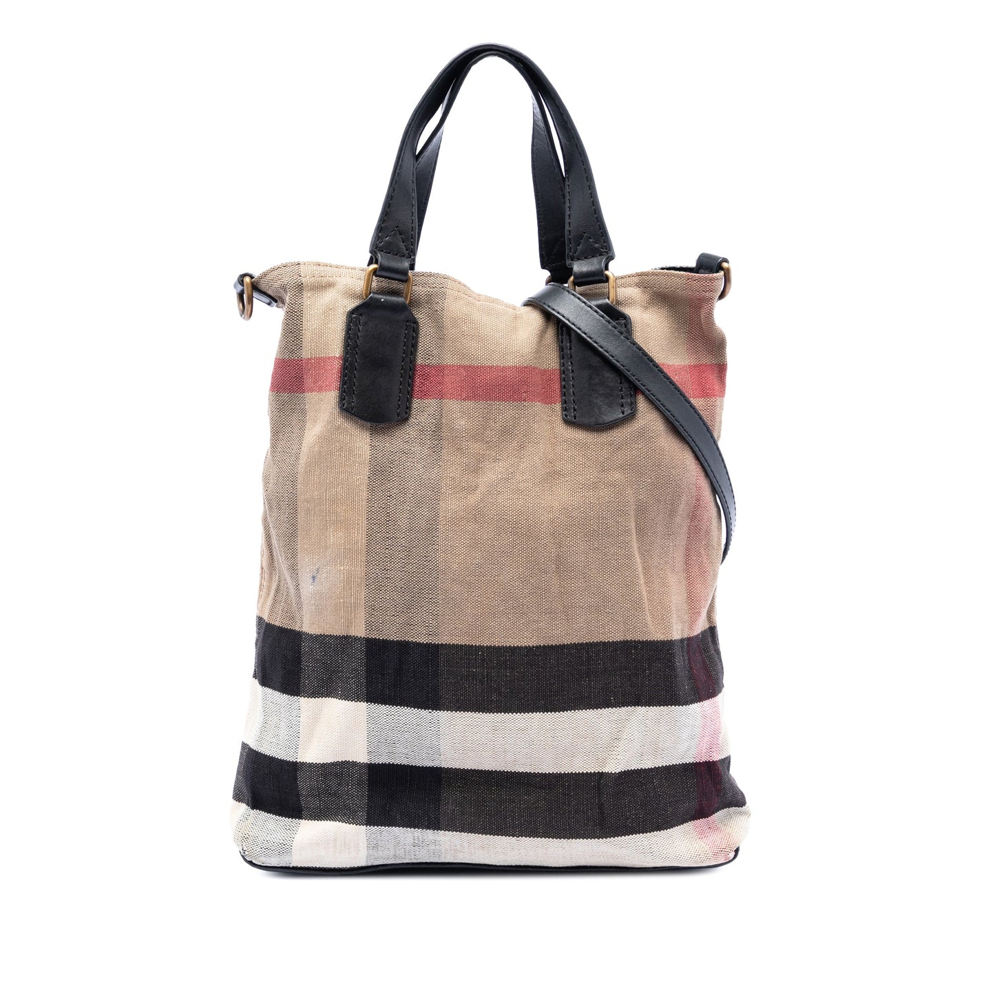Mega Check Canvas Tottenham Brit Satchel