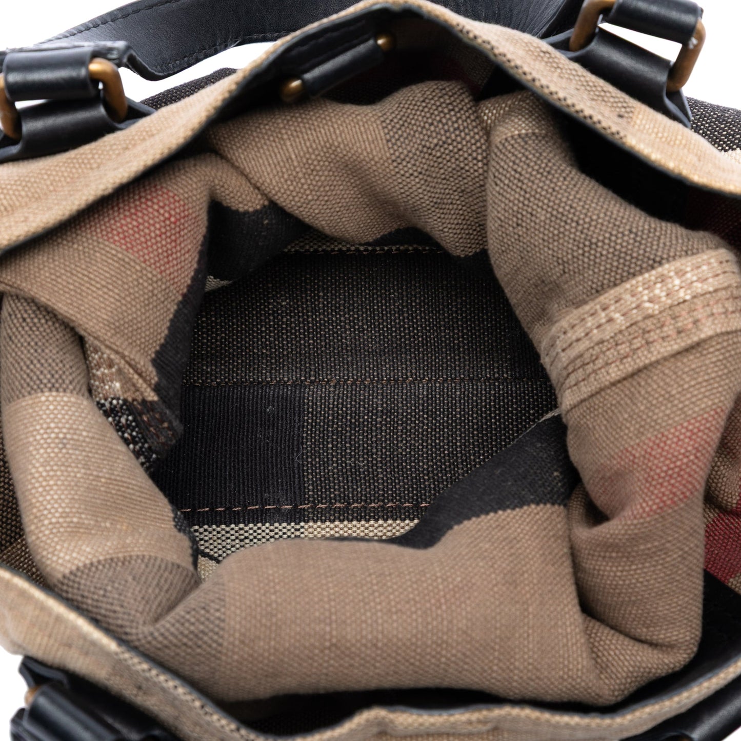 Mega Check Canvas Tottenham Brit Satchel