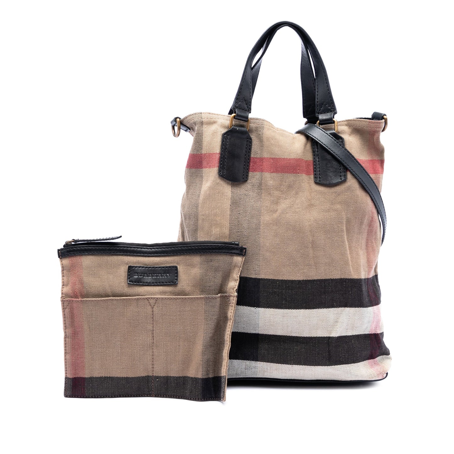 Mega Check Canvas Tottenham Brit Satchel