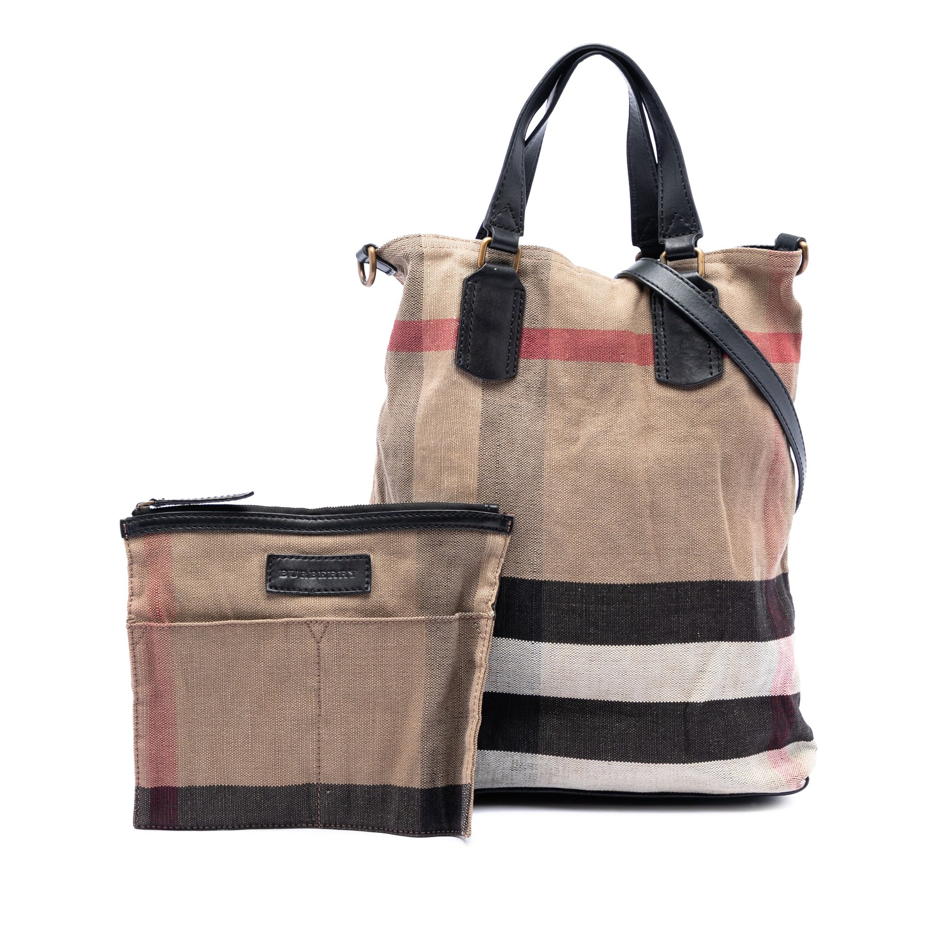 Mega Check Canvas Tottenham Brit Satchel