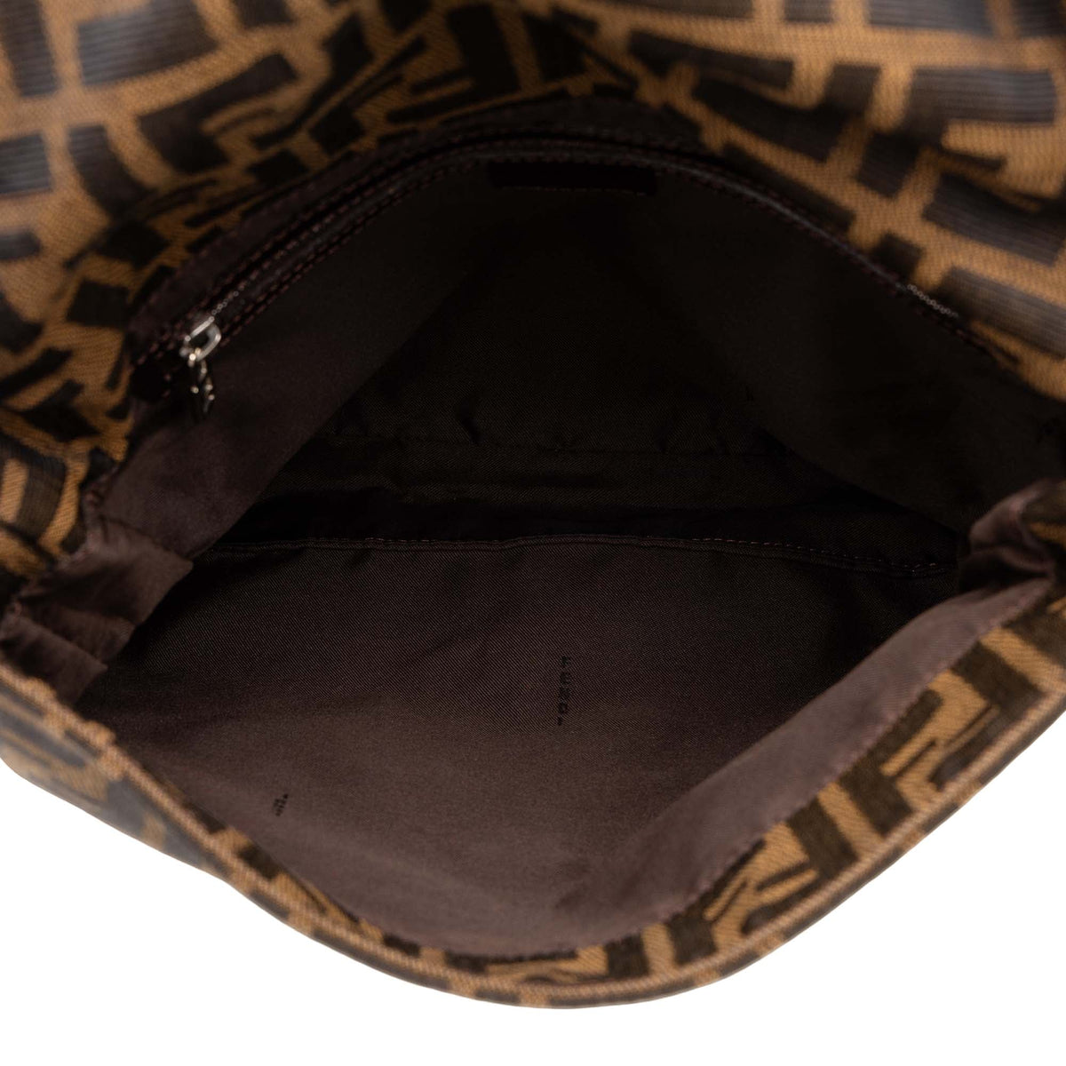 Fendi Zucca Canvas Shoulder Bag