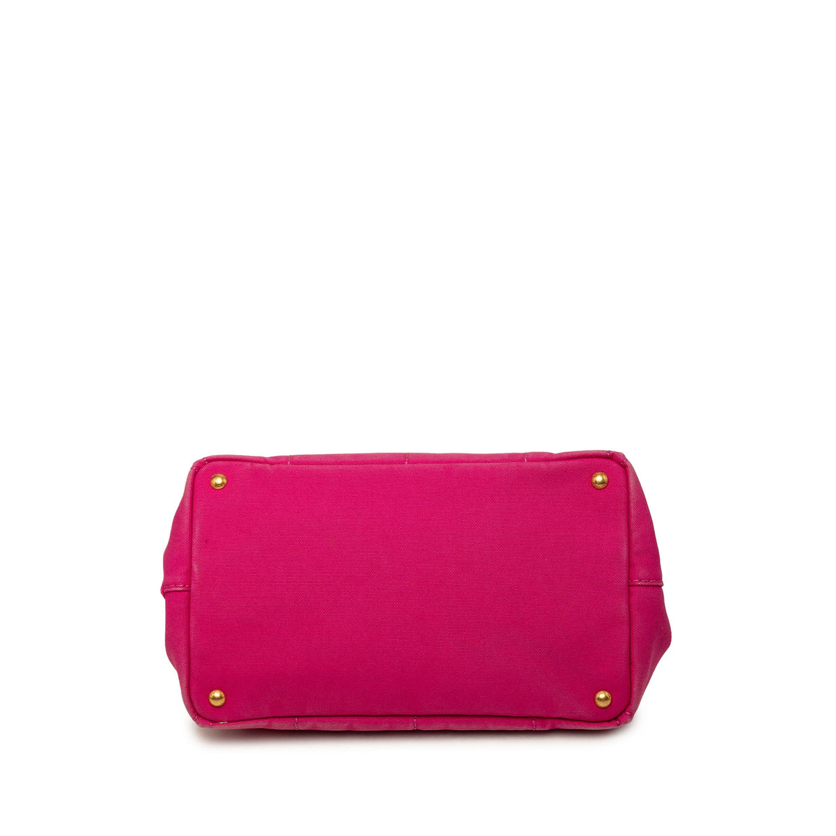 Prada Canvas Canapa Logo Tote — Pink
