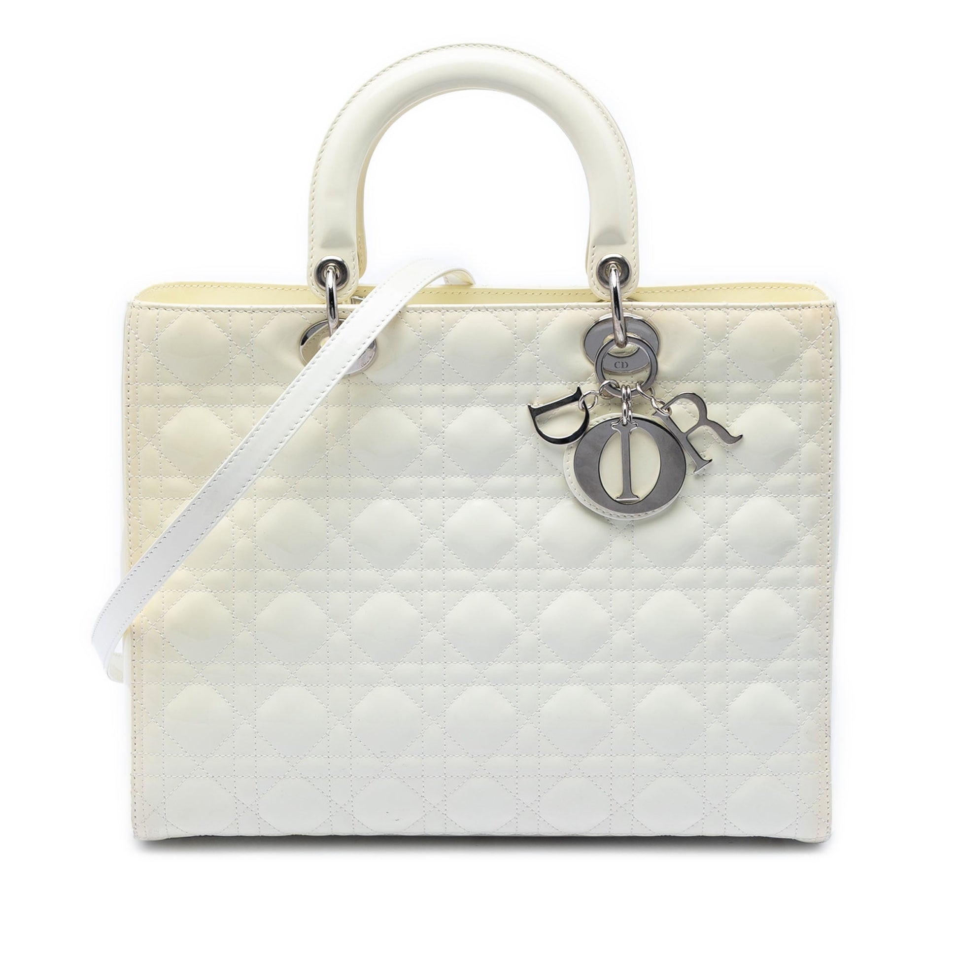 Dior Large Lambskin Cannage Lady Dior