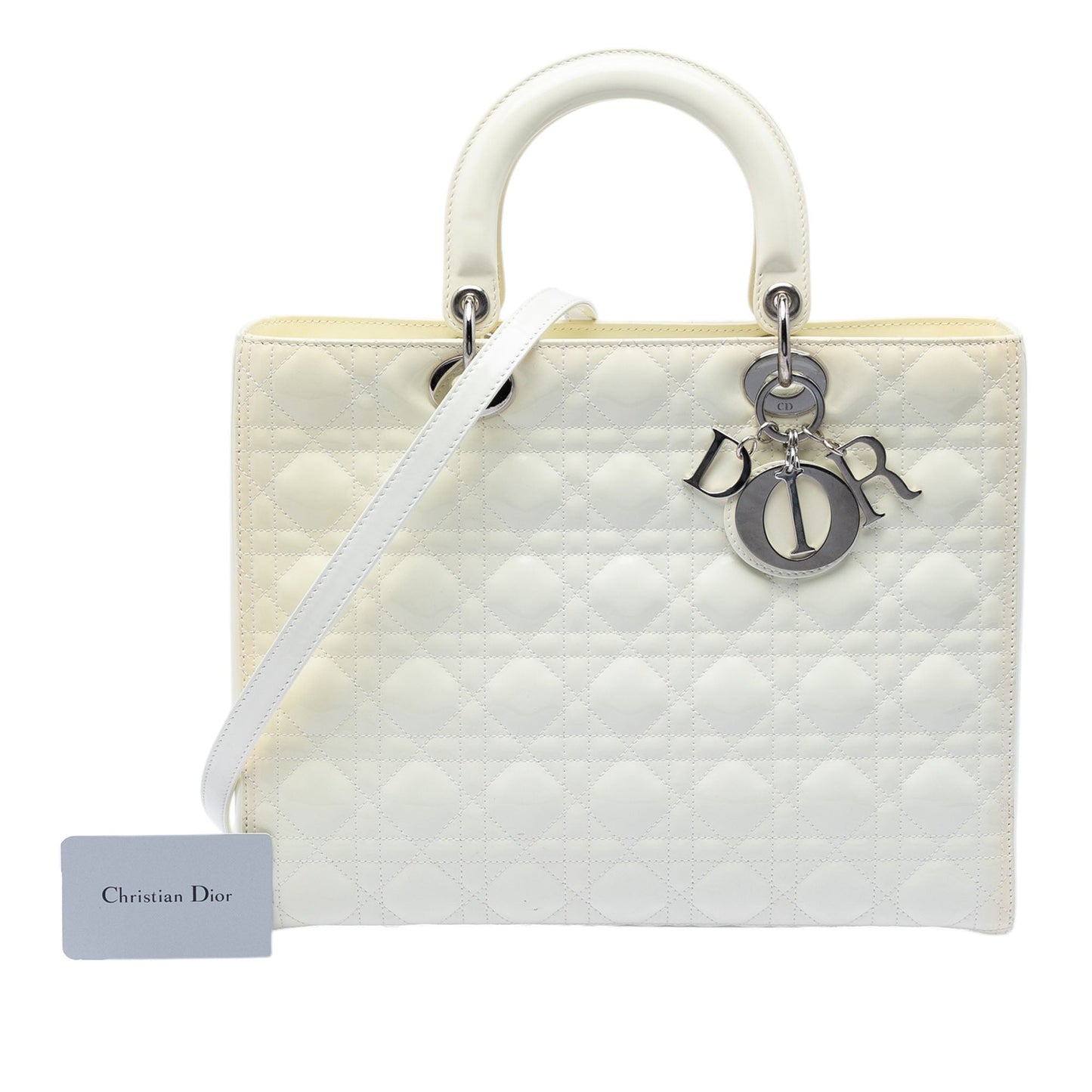 Dior Large Lambskin Cannage Lady Dior