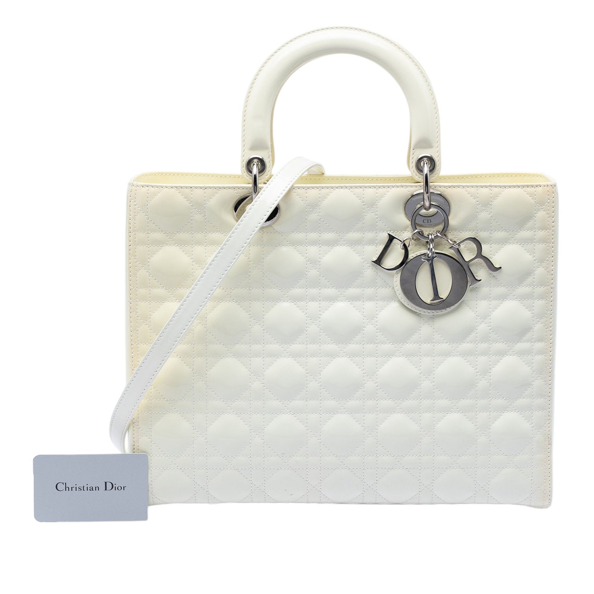 Dior Large Lambskin Cannage Lady Dior