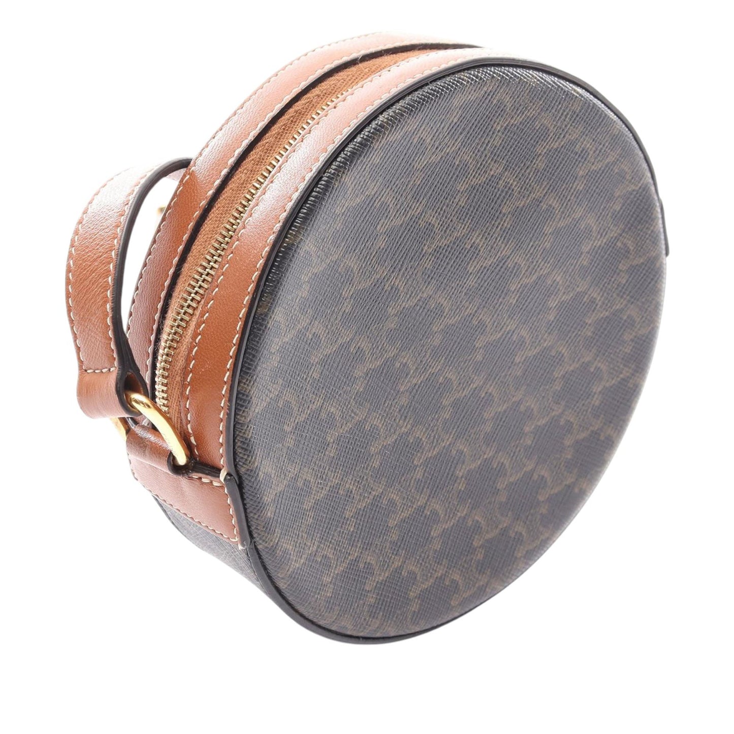 Celine Triomphe Round Purse Crossbody
