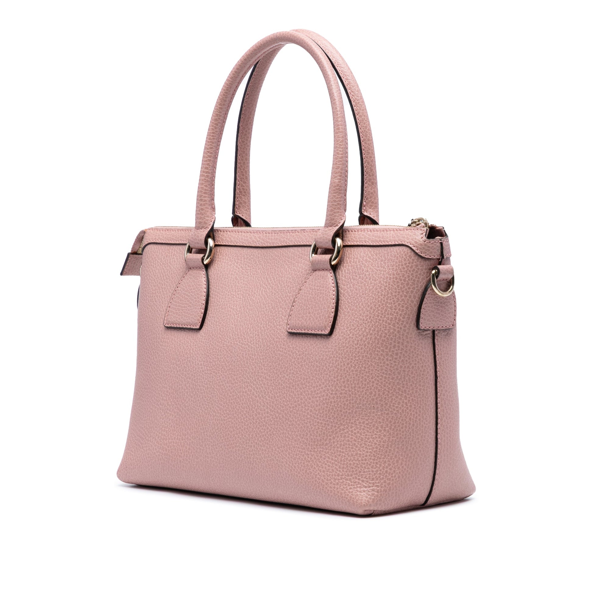 Gucci Dollar Calfskin GG Charm Satchel