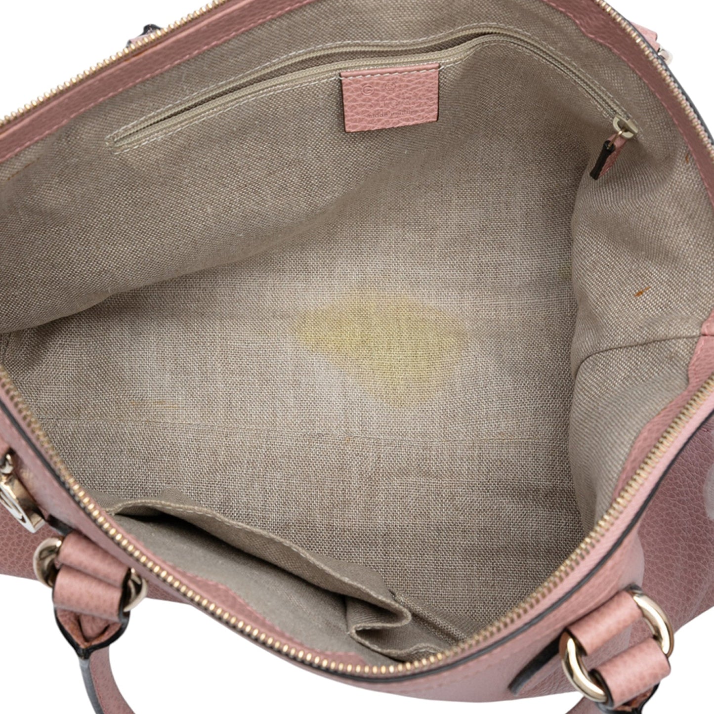 Gucci Dollar Calfskin GG Charm Satchel