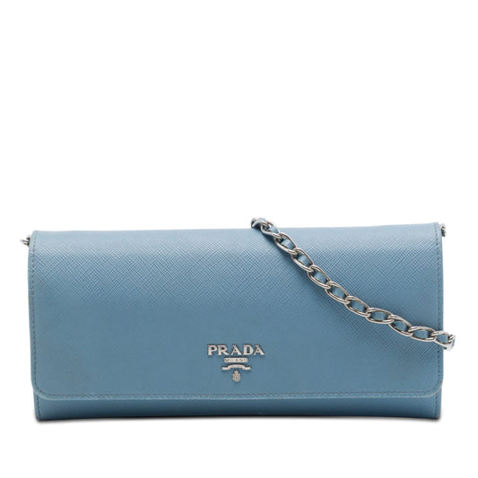 Prada Saffiano Wallet On Chain