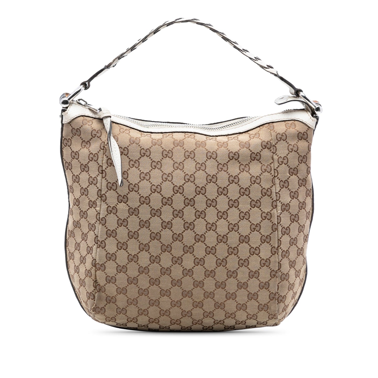GG Canvas Bamboo Bar Hobo