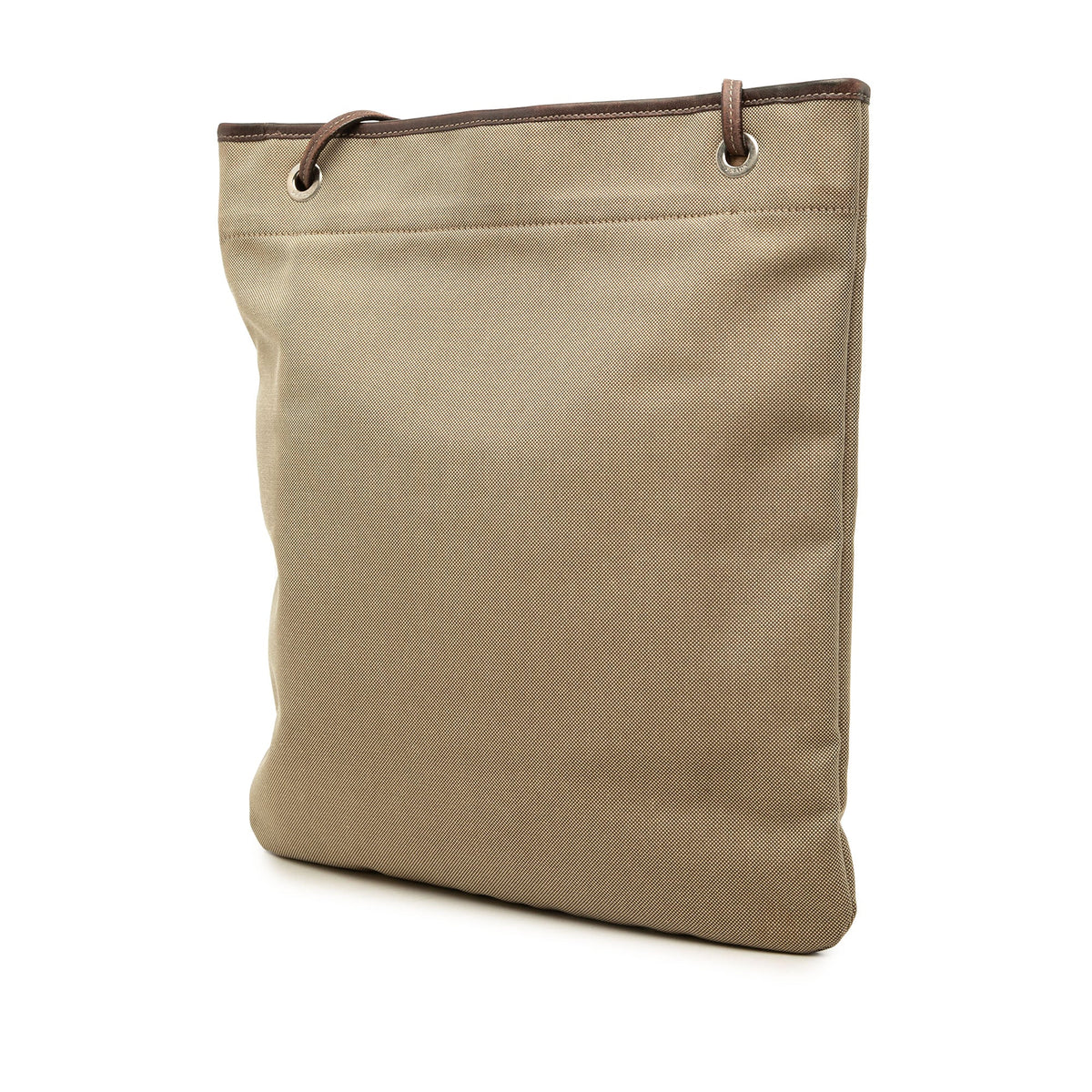 Prada Canvas Canapa Logo Crossbody — Beige