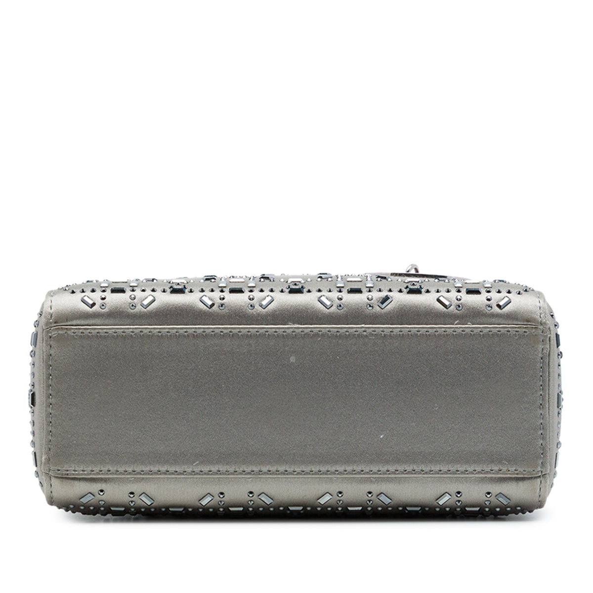 Dior Mini Satin Cannage Crystal Embellished Lady Dior