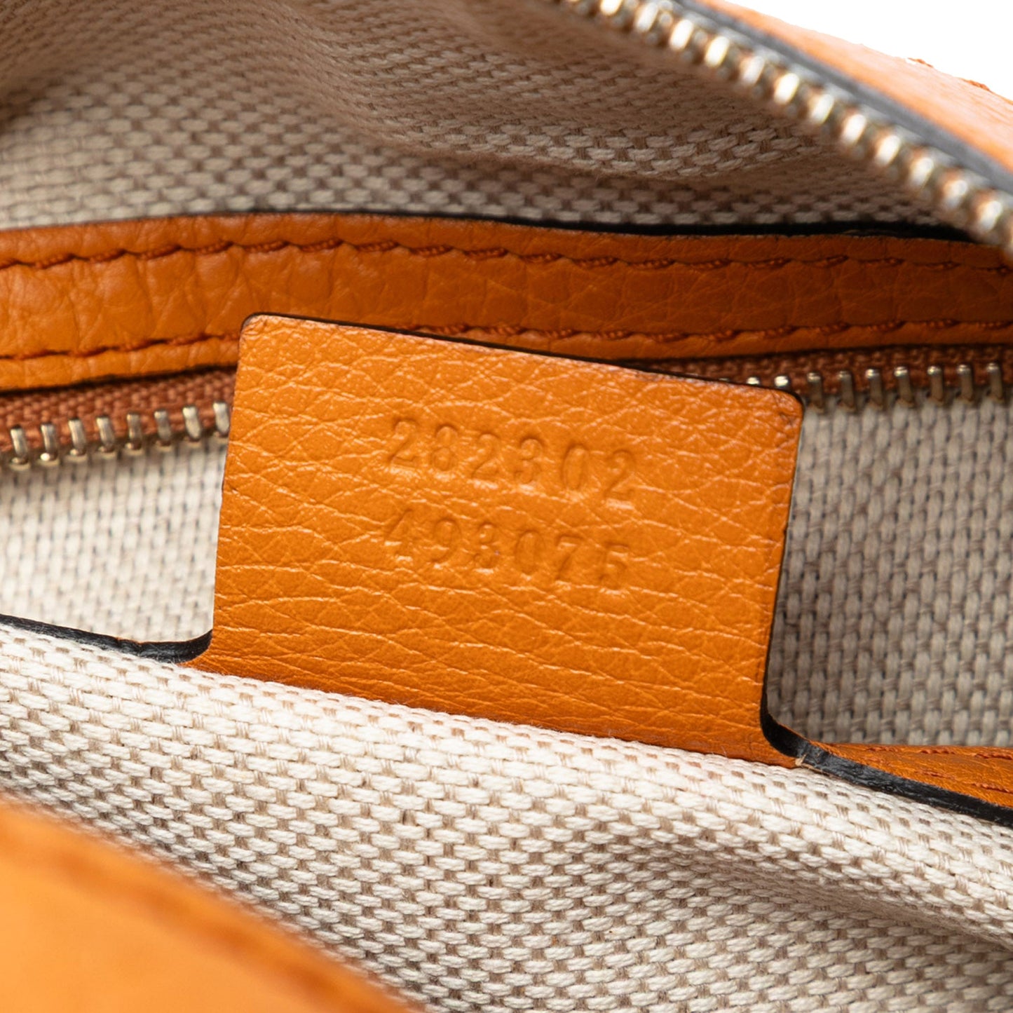 Gucci Medium Pebbled Calfskin Soho Boston Bag