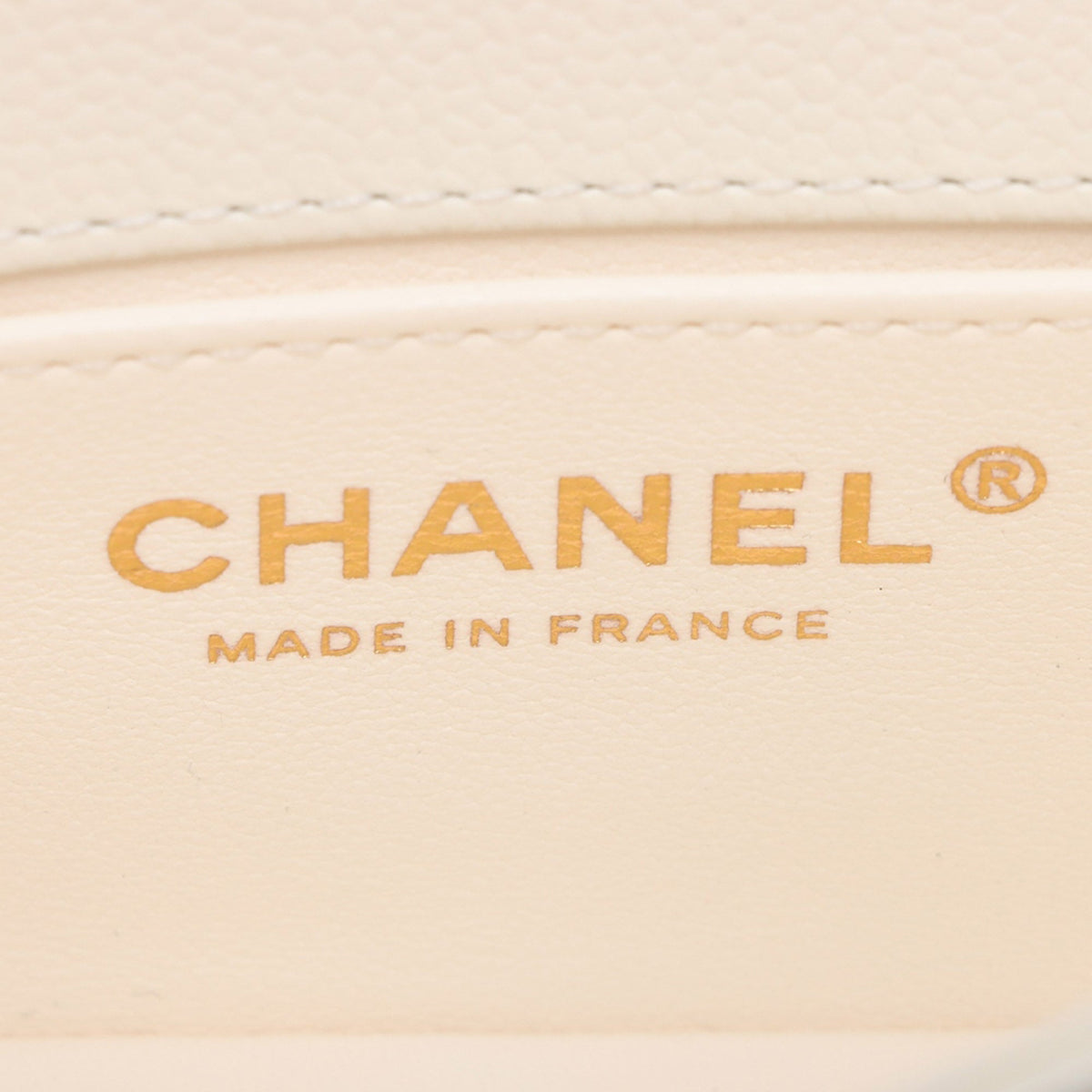 Chanel Mini Quilted Caviar Boy Flap — White