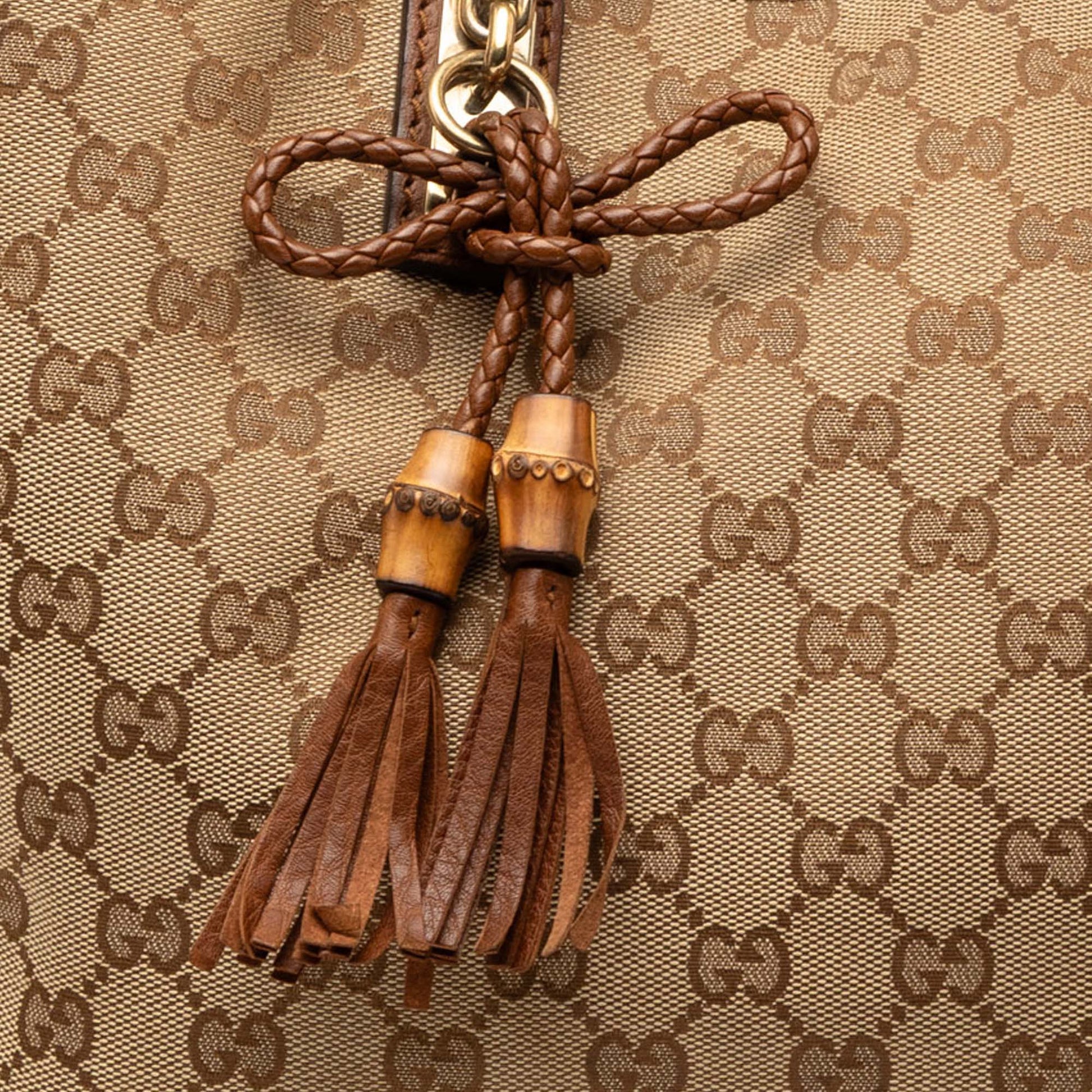 Gucci Medium GG Canvas Bella Tote