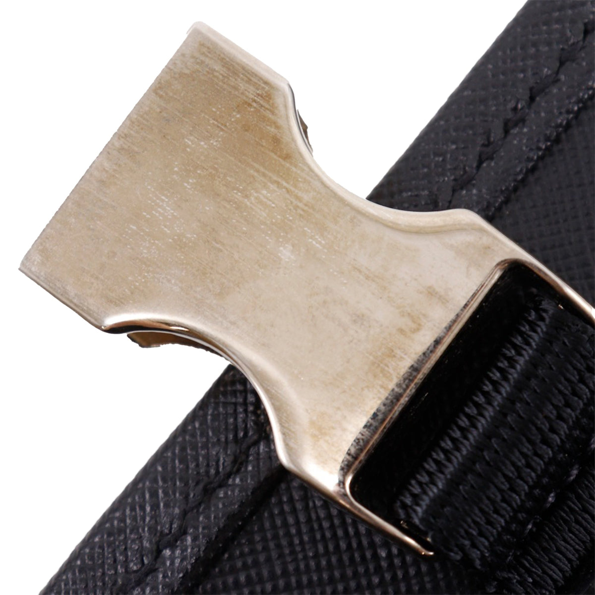 Prada Tessuto Buckle Messenger Bag