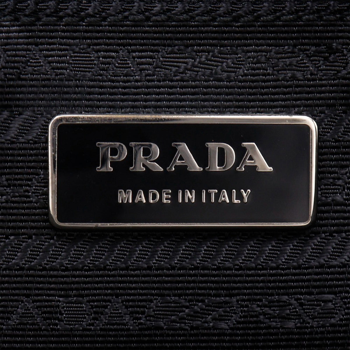 Prada Tessuto Buckle Messenger Bag