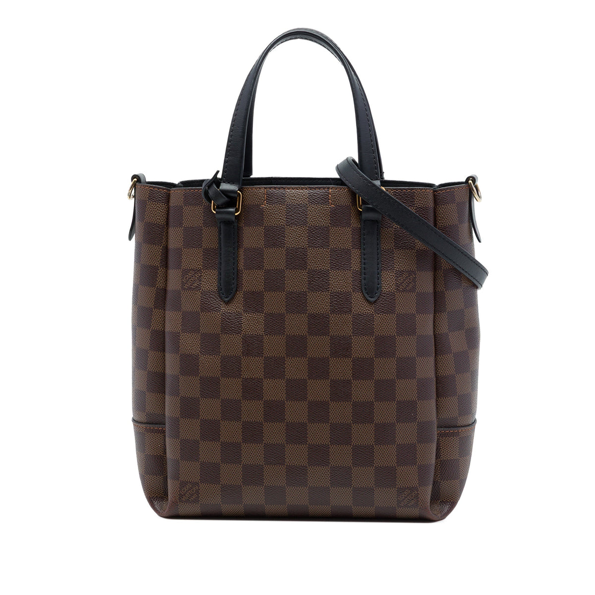 Louis Vuitton Damier Ebene Belmont PM — Brown