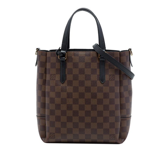 Louis Vuitton Damier Ebene Belmont PM — Brown