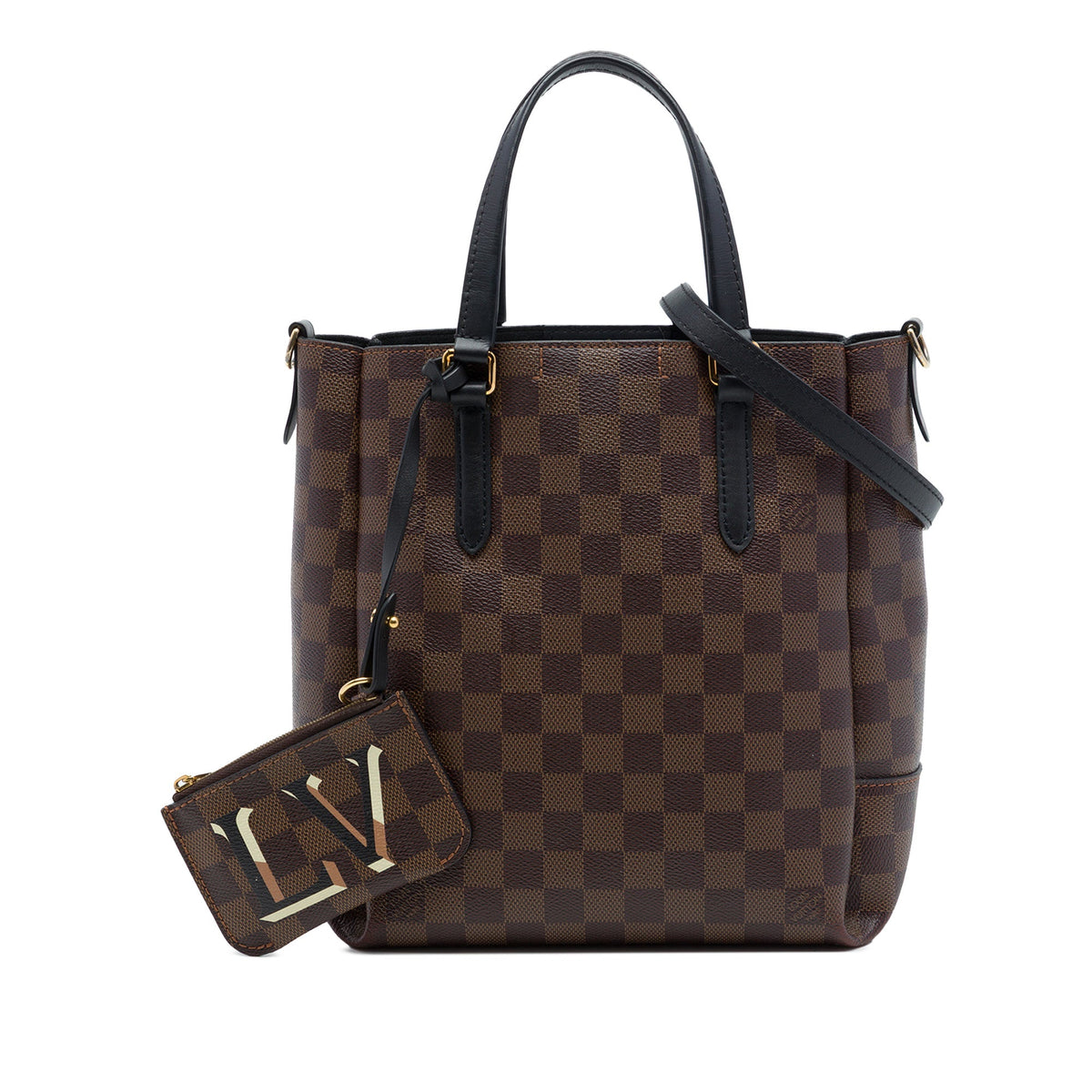Louis Vuitton Damier Ebene Belmont PM — Brown