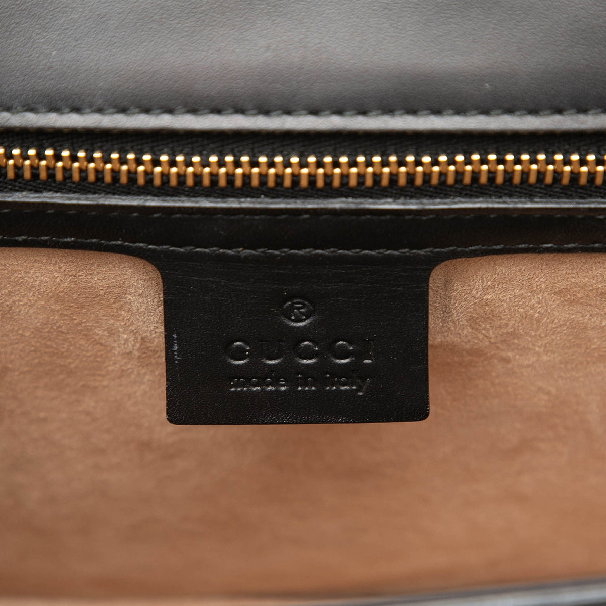 Gucci Small Calfskin Web Sylvie Satchel