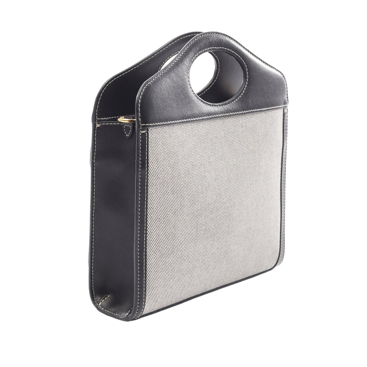 Burberry Pocket Satchel — Gray