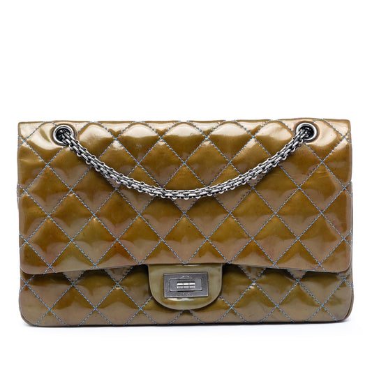 Quilted Patent Reissue 2.55 Double Flap 227