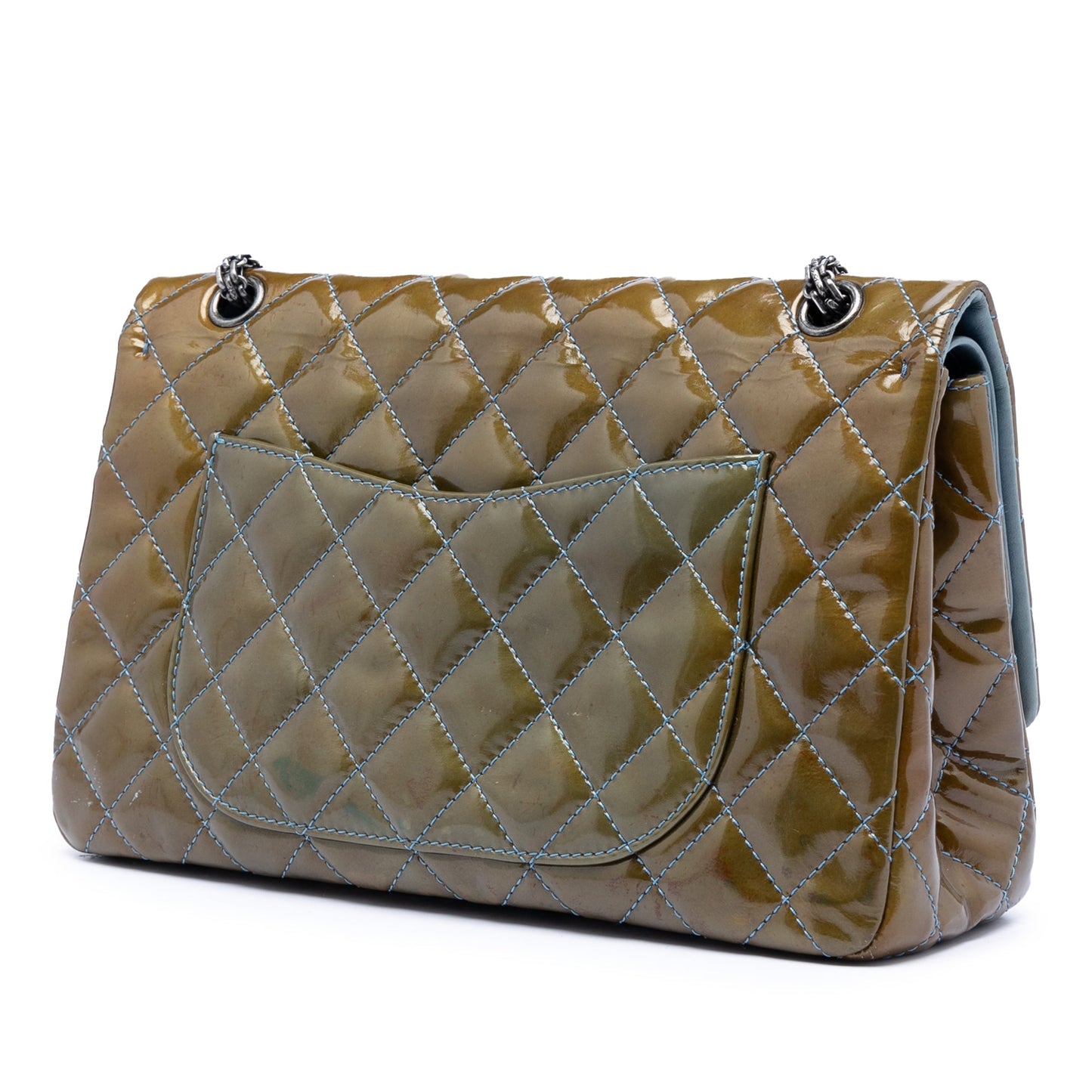 Quilted Patent Reissue 2.55 Double Flap 227